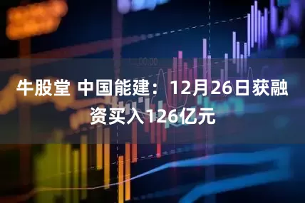 牛股堂 中国能建：12月26日获融资买入126亿元